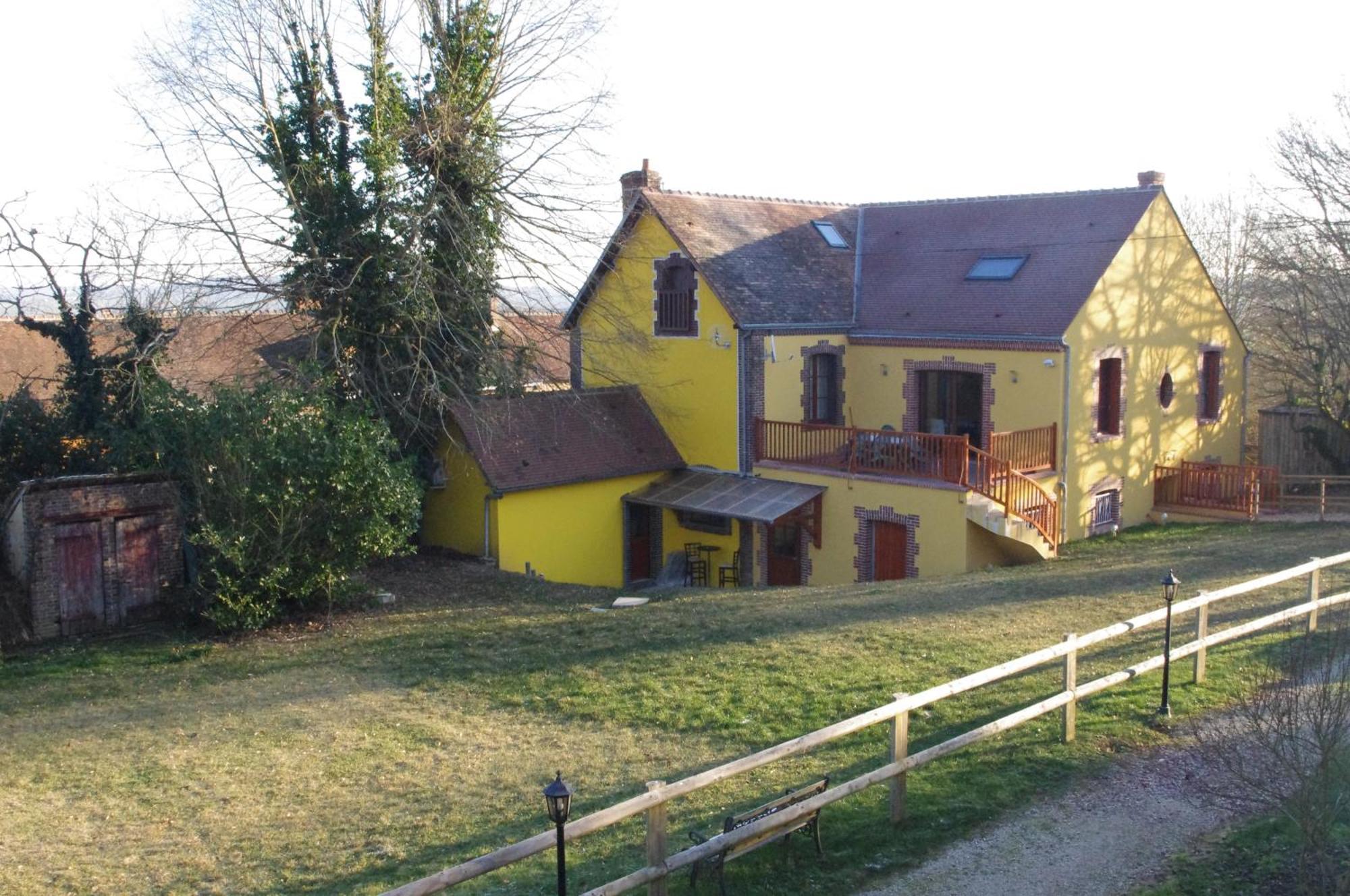 Logis-Hotel Restaurant Auberge Les Vallees Du Perche Vichères Kültér fotó